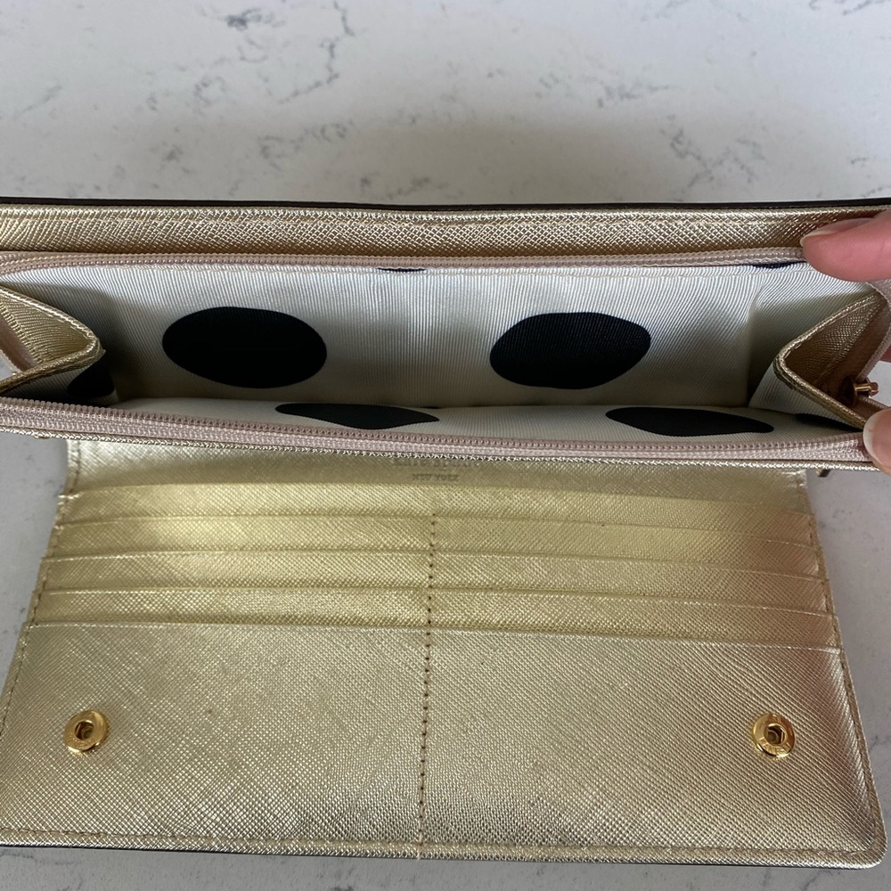 Kate Spade Gold Wallet